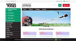 Desktop Screenshot of hitachi-tools.sk